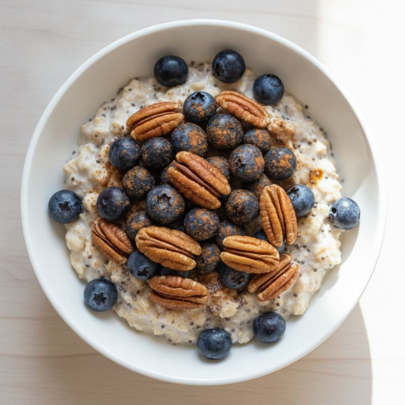 Blueberry Pecan Overnight Oats