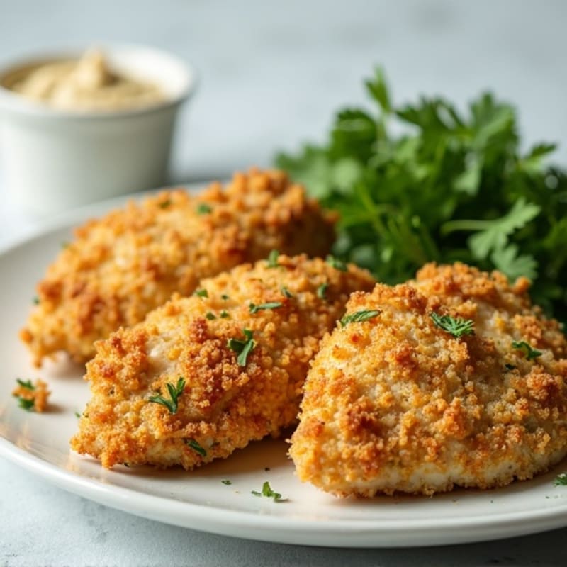 Crispy Herb-Crusted Baked Chicken