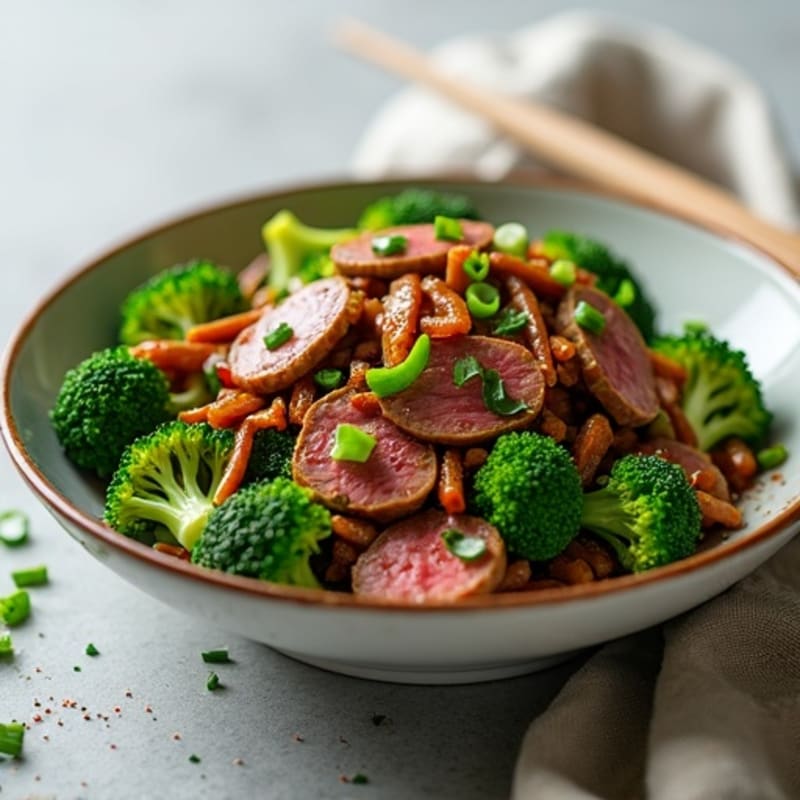 Ginger-Garlic Beef and Broccoli Stir-Fry