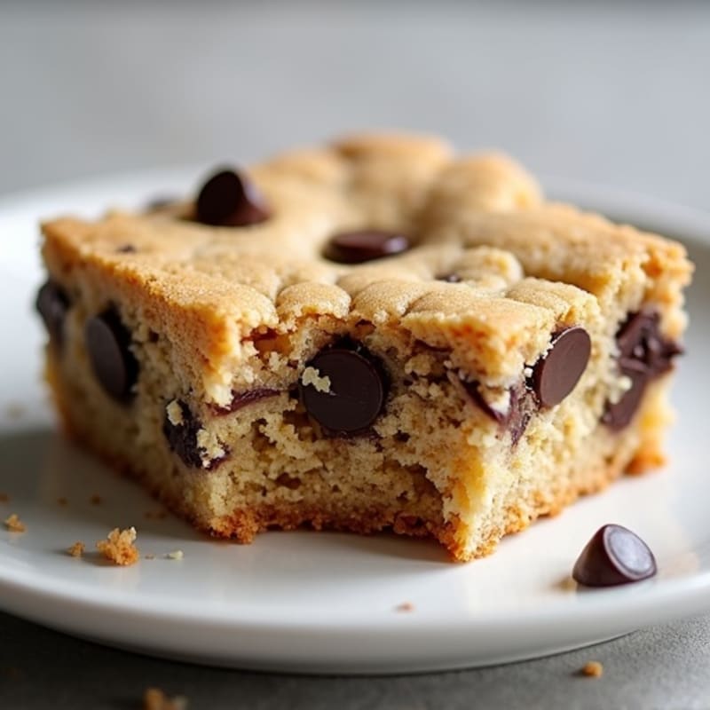 Protein-Packed Almond Flour Chocolate Chip Cookie Cake