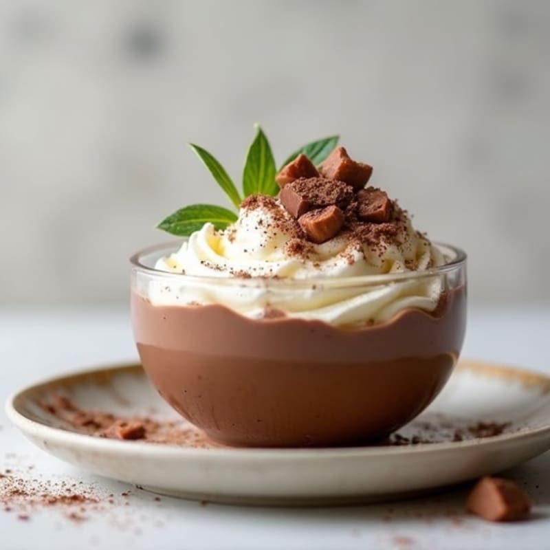 Cottage Cheese Chocolate Protein Pudding