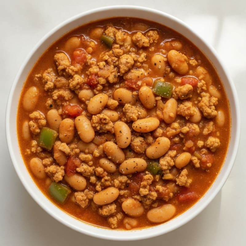 Hearty Turkey and White Bean Chili