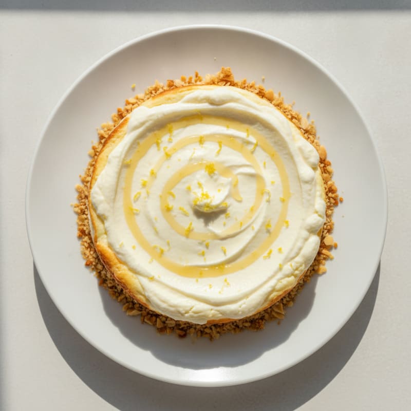 Silky Greek Yogurt Protein Cheesecake