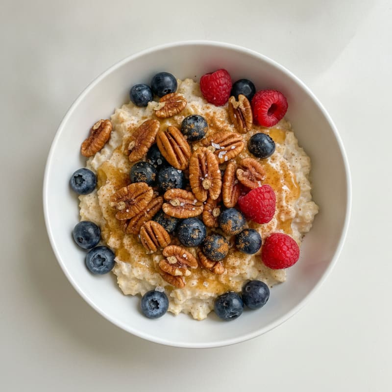 Maple Pecan High-Protein Oatmeal
