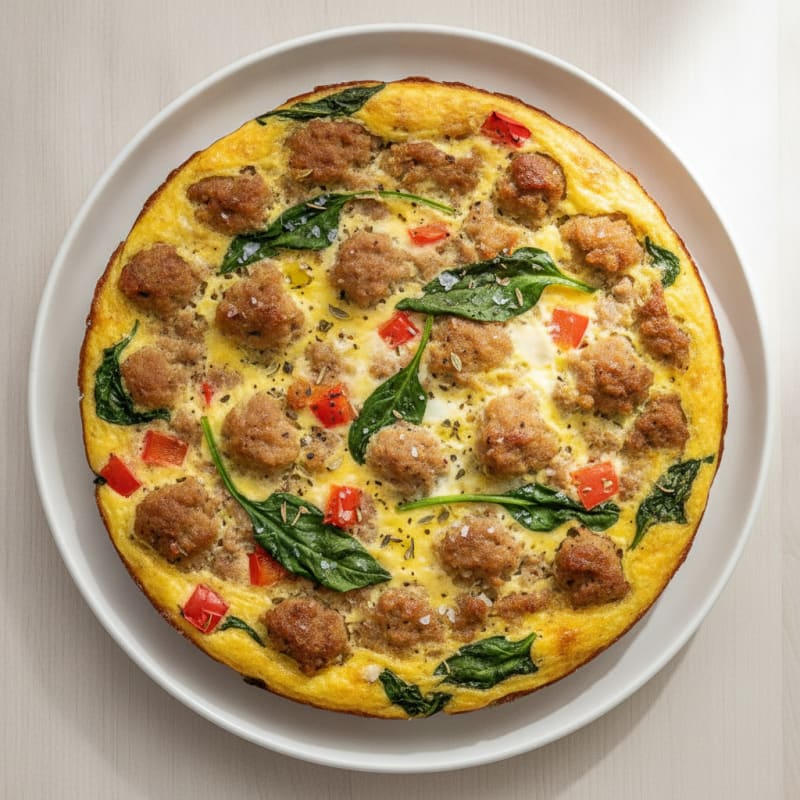 Savory Egg and Turkey Sausage Bake
