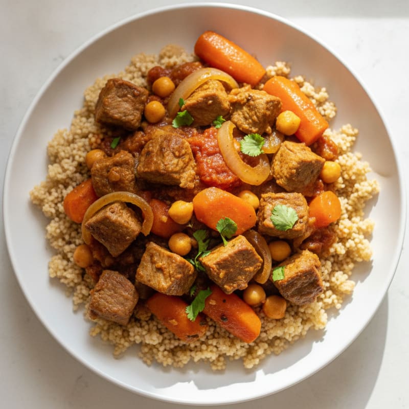 Moroccan Lamb Tagine with Couscous