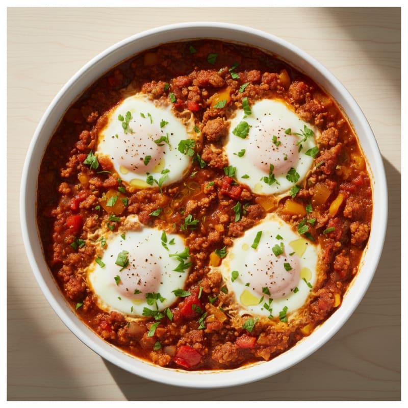Zesty Baked Eggs with Smoky Tomato Sauce