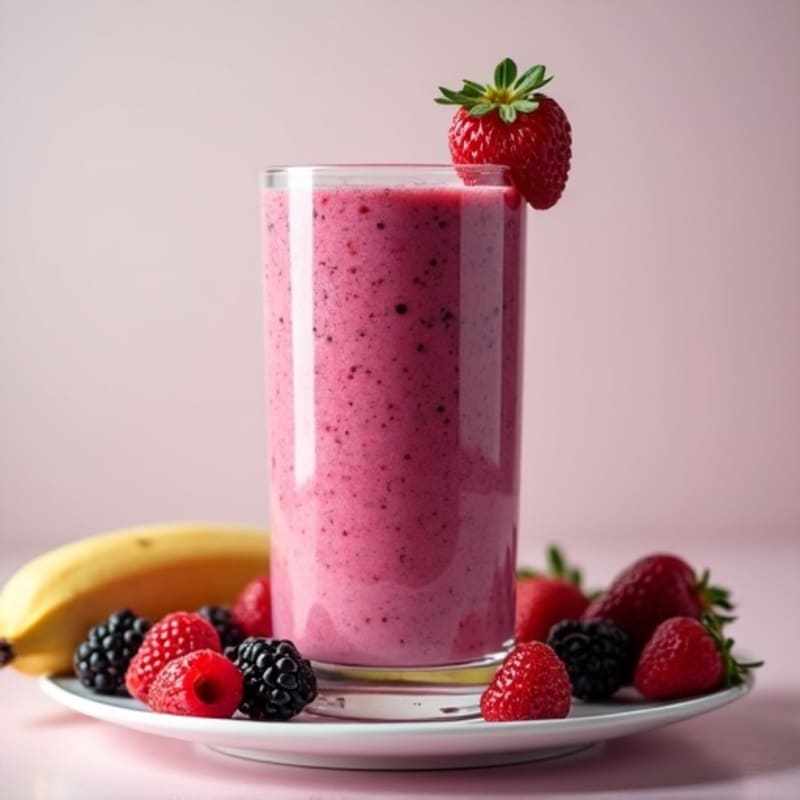Triple Berry Protein Power Smoothie