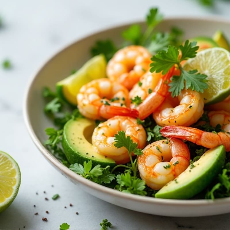 Zesty Lime Shrimp with Creamy Avocado