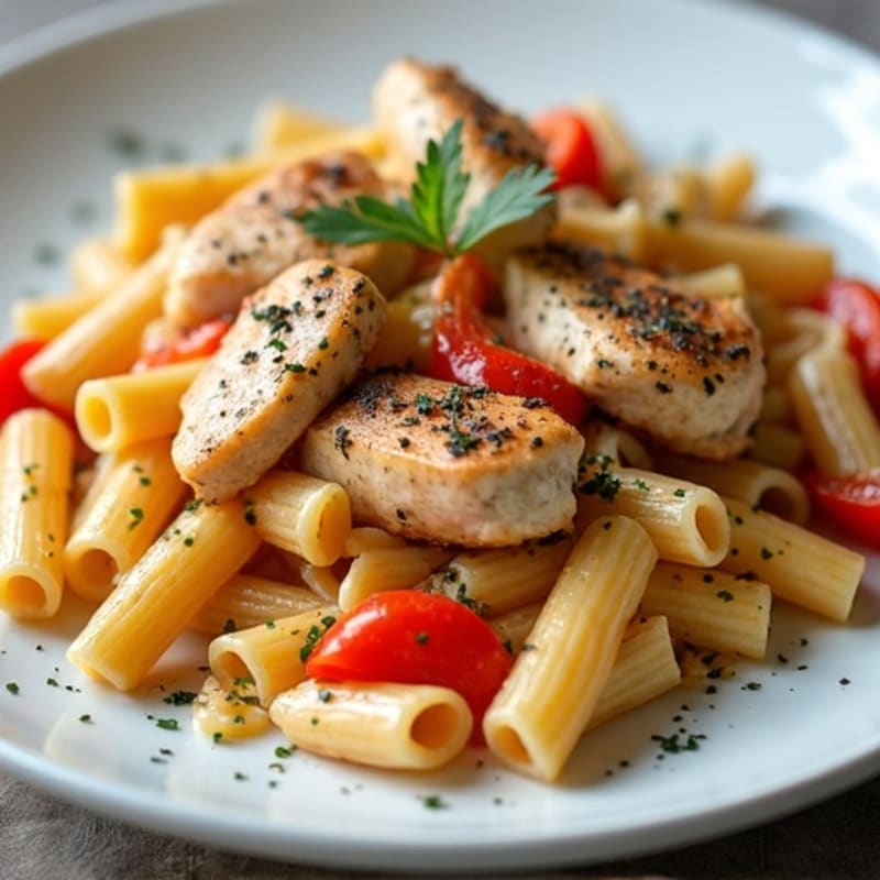 Creamy Cajun Chicken Pasta with Bell Peppers