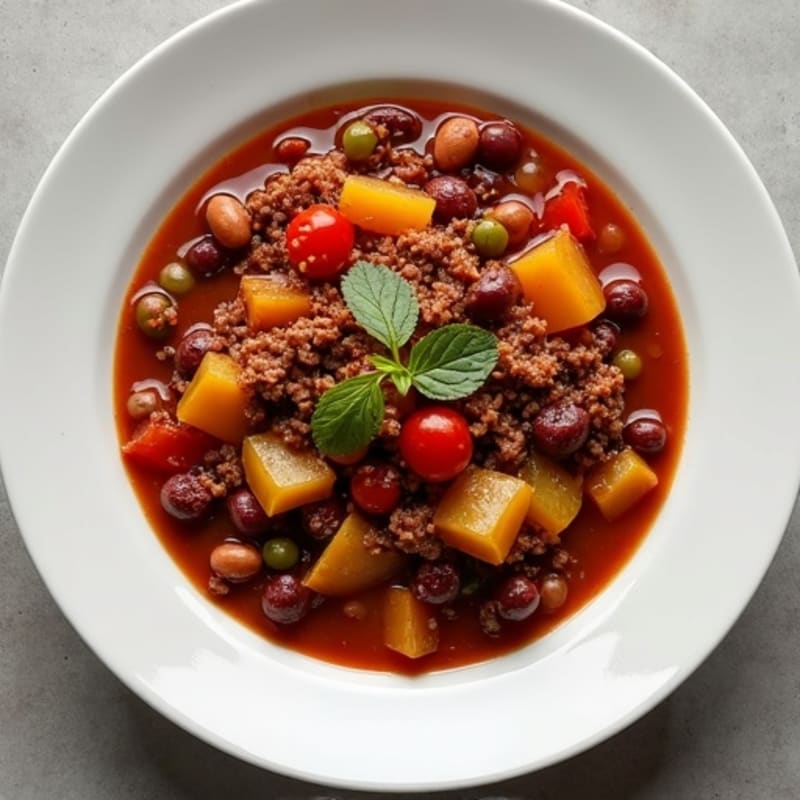 Healthy Hearty Beef and Bean Chili