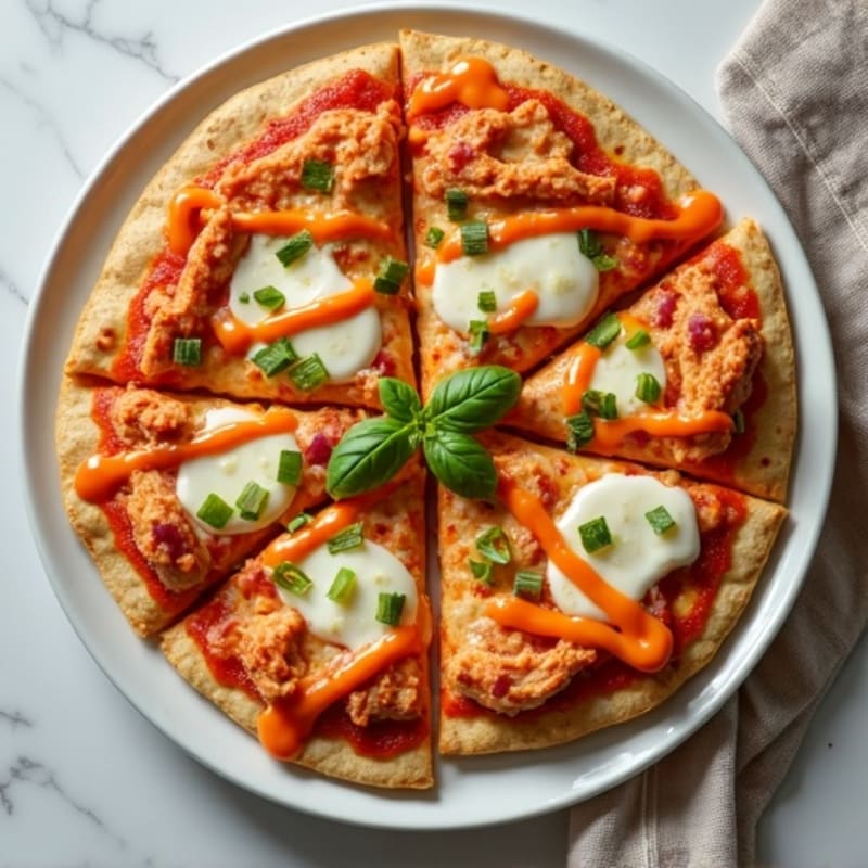 Crispy Buffalo Chicken Sheet Pan Pizza