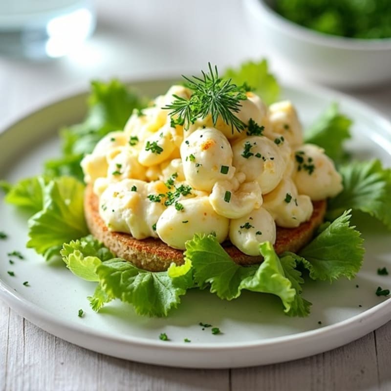 Creamy Greek Yogurt Egg Salad with Fresh Herbs