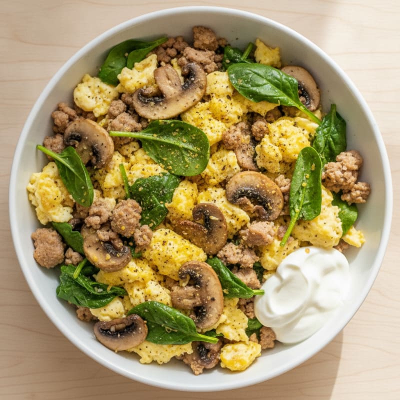 Savory Breakfast Protein Bowl