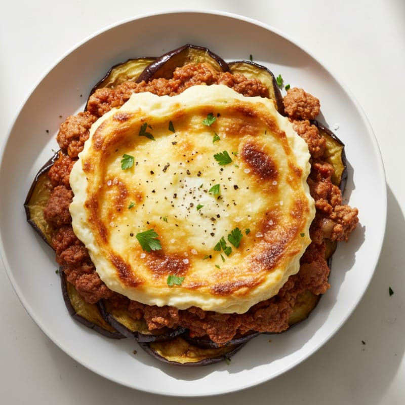Classic Lamb Moussaka with Béchamel