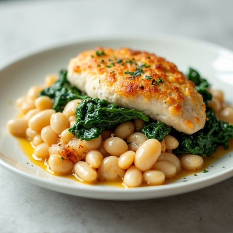 Wholesome White Bean and Chicken Casserole