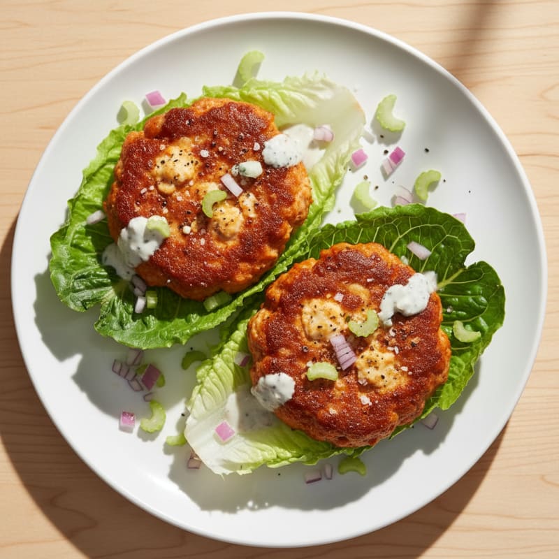 Buffalo Blue Cheese Burgers