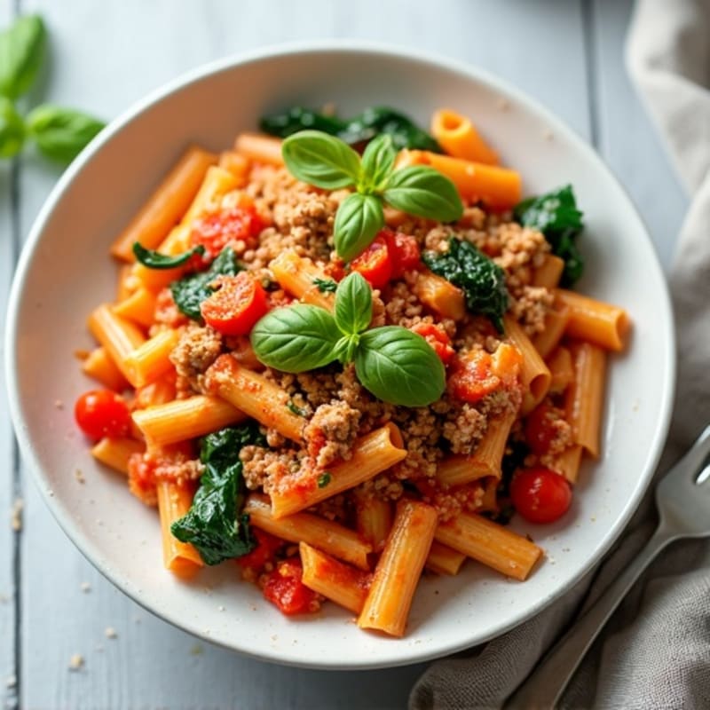 Protein-Packed Turkey Ziti with Fresh Herbs