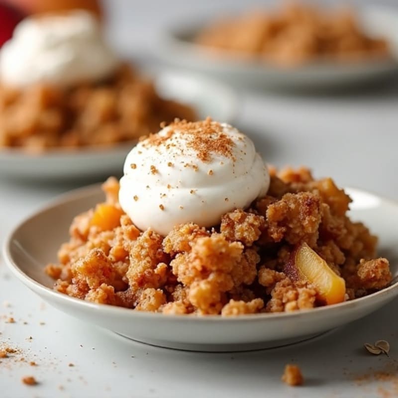 Crispy Oat Apple Crumble