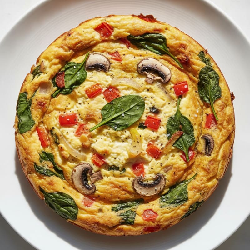 Garden Vegetable Egg Bake