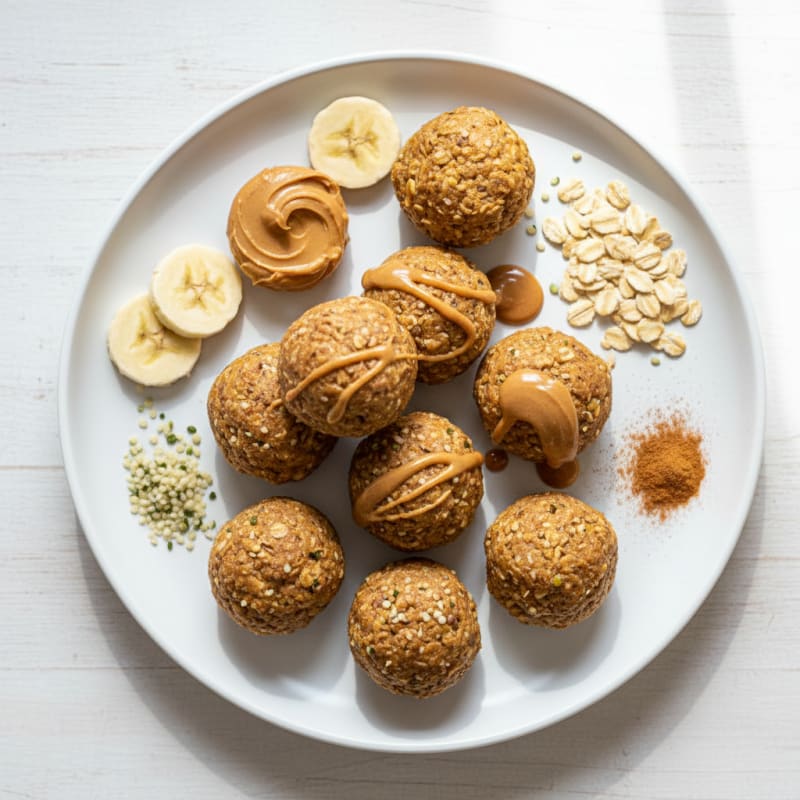 Banana Peanut Butter Energy Bites