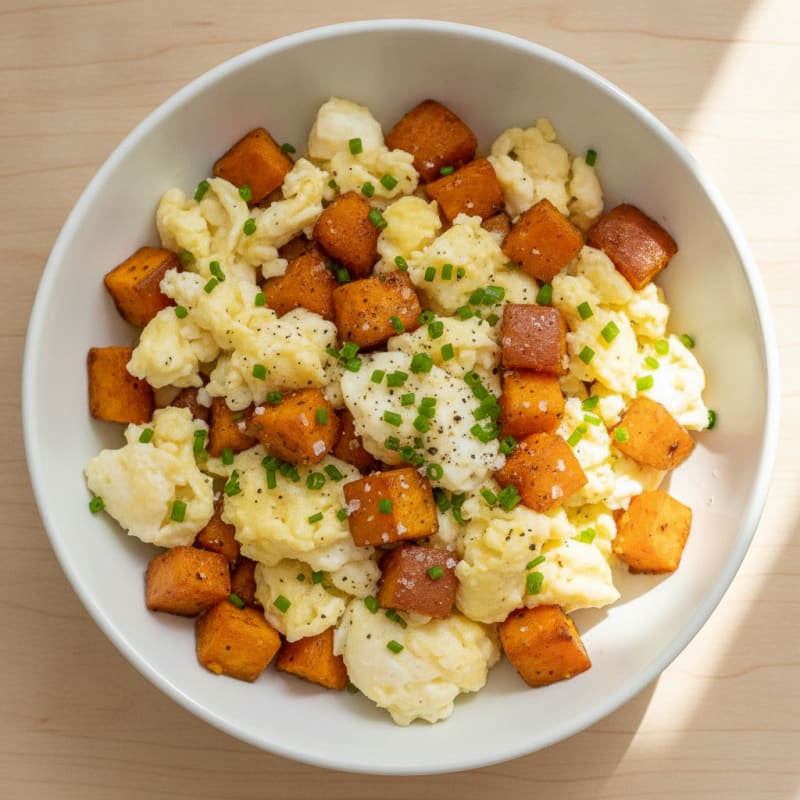 Sweet Potato and Egg Breakfast Bowl