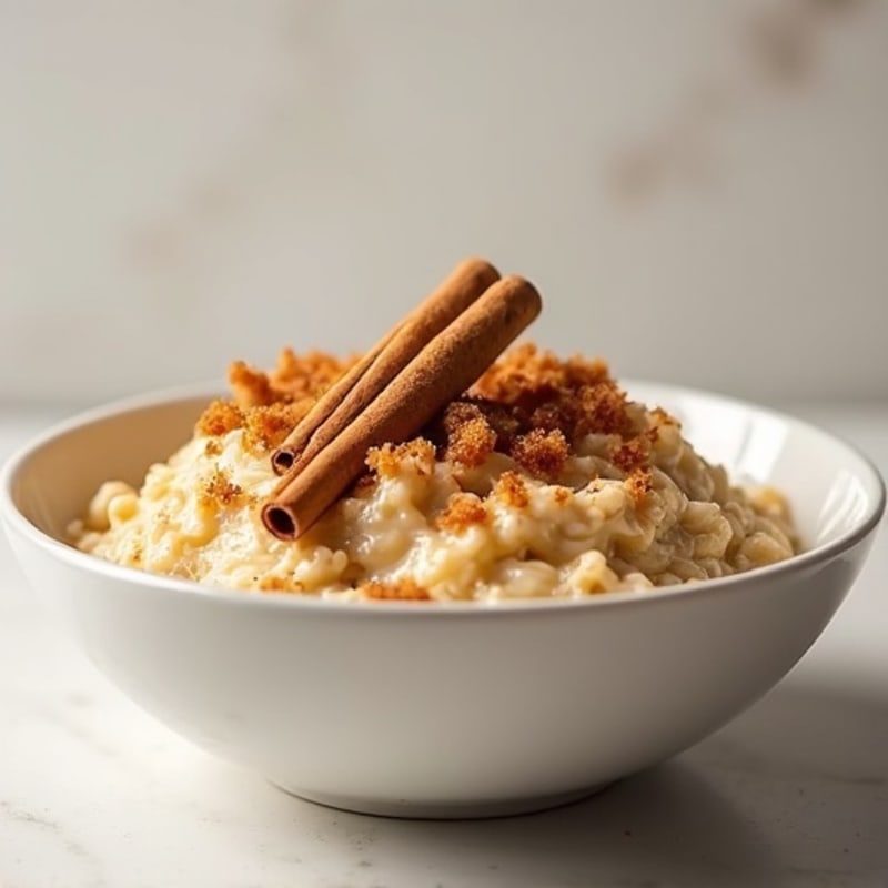 Healthy Creamy Cinnamon Brown Sugar Oatmeal