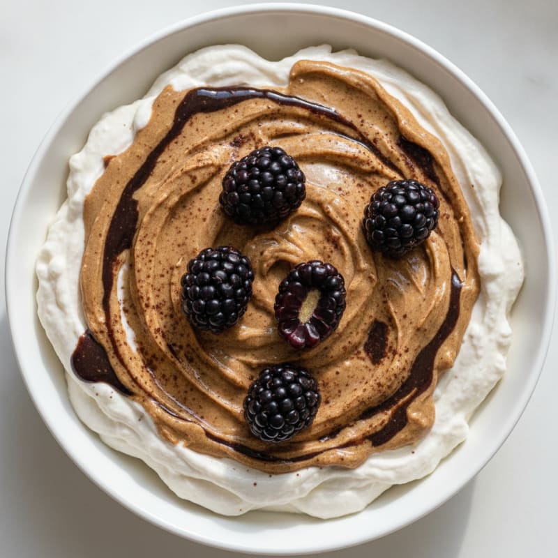 Greek Yogurt Protein Mousse with Almond Butter