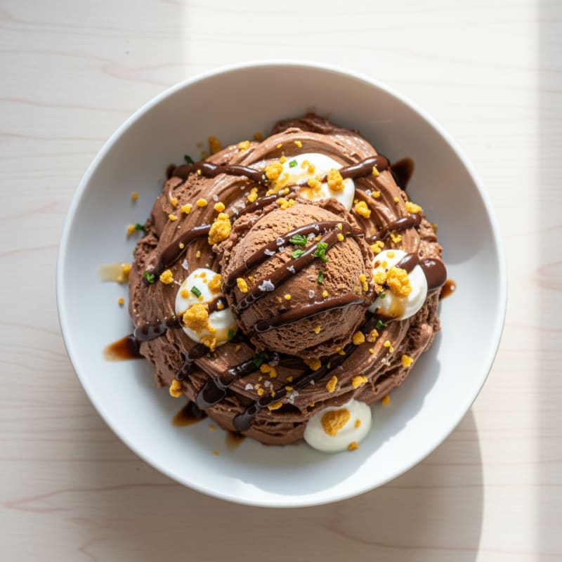 Rich Custard Chocolate Ice Cream