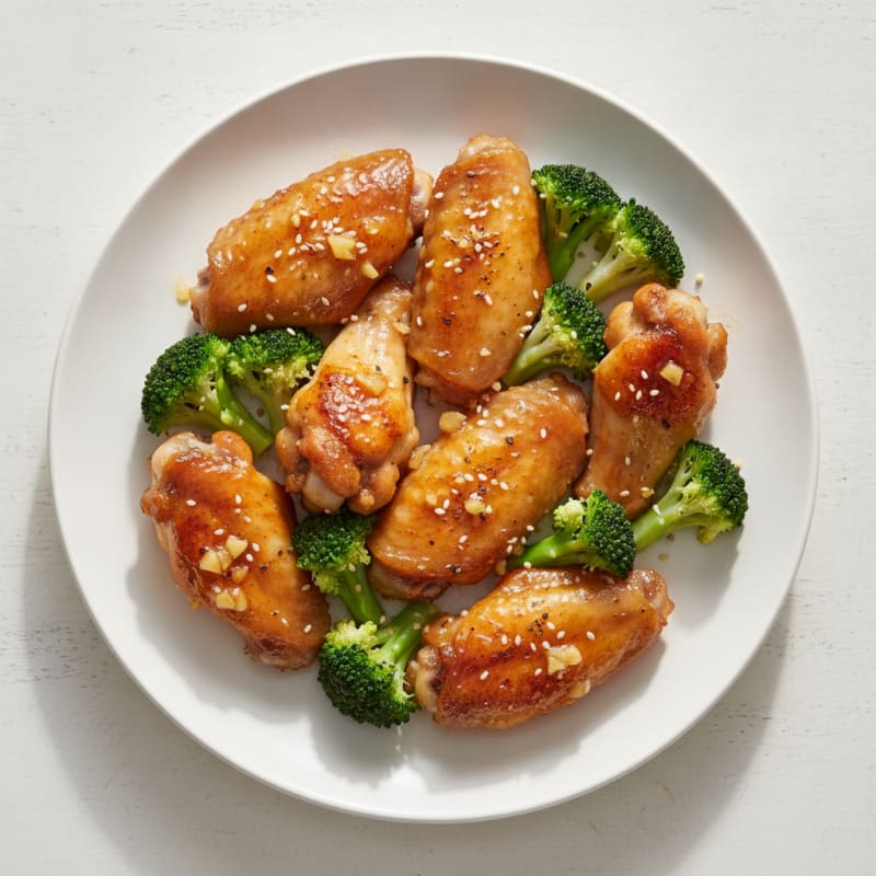 Honey-Garlic Glazed Chicken Wings