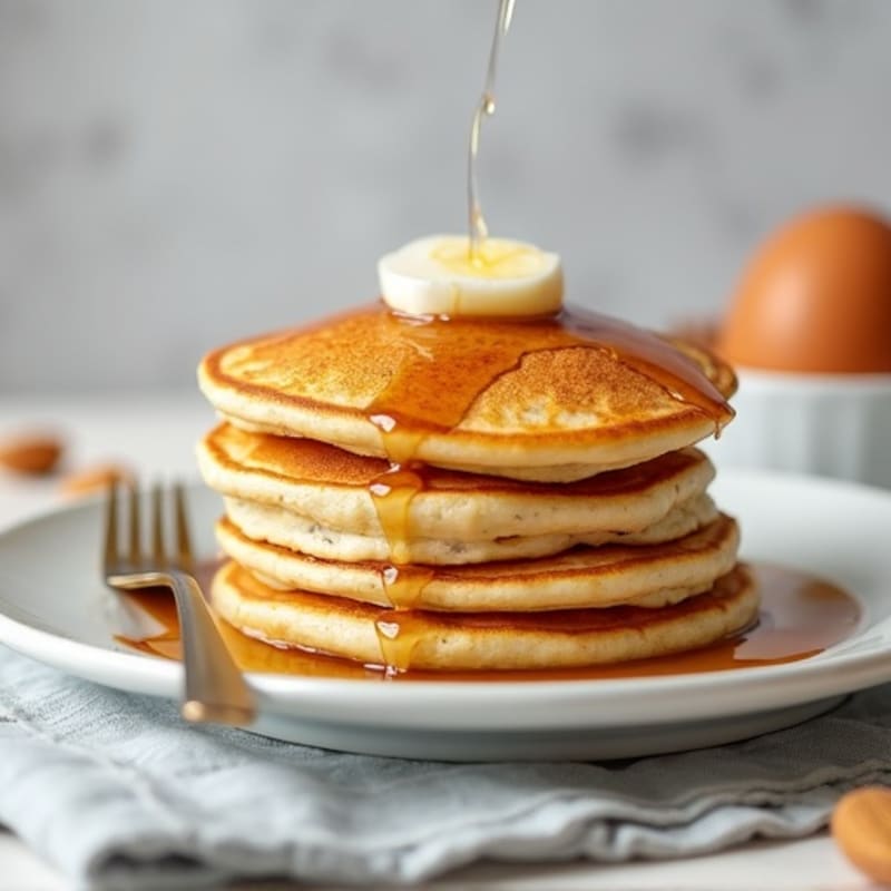 Fluffy Low Carb Almond Flour Pancakes