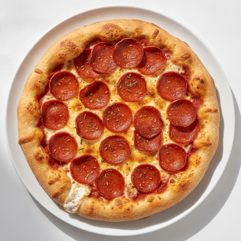 Stuffed Crust Pepperoni Pizza