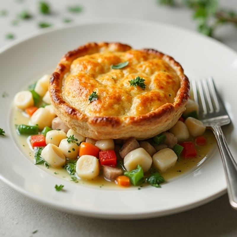Creamy Herb-Roasted Turkey Pot Pie