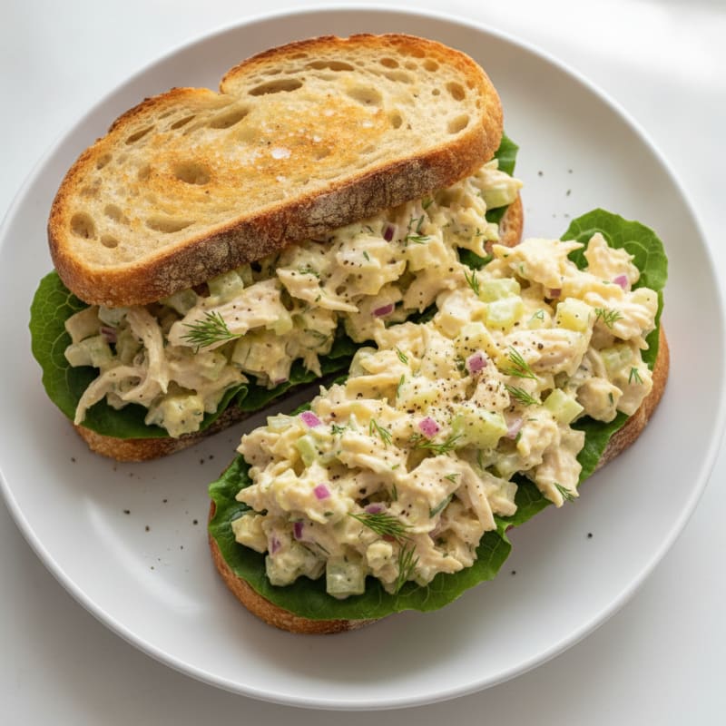Lemon Herb Chicken Salad Sandwich