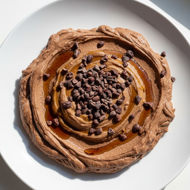Silky Cottage Cheese Protein Mousse with Almond Butter