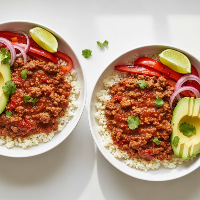 Smoky Chipotle Ground Beef Bowls