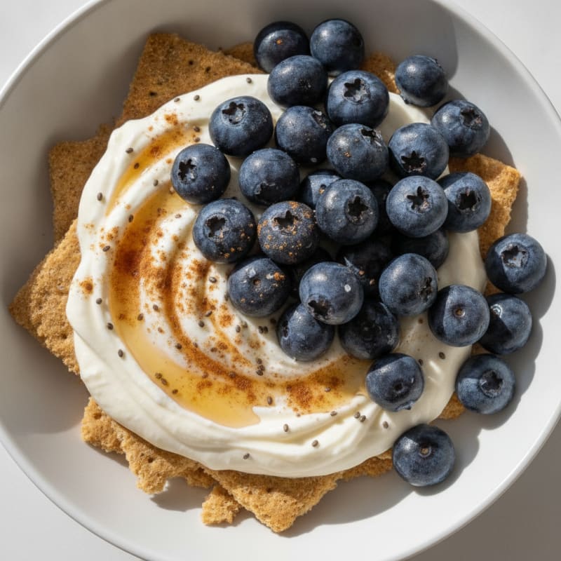 Weetabix Protein Yogurt Bowl with Blueberries