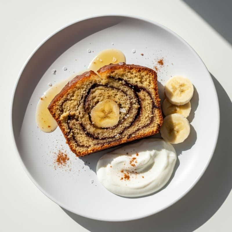 Zimtblüten Bananenbrot Kuchen