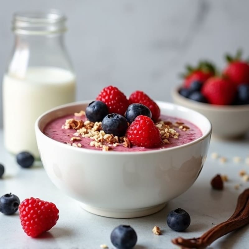 Protein-Packed Vanilla Berry Overnight Oats