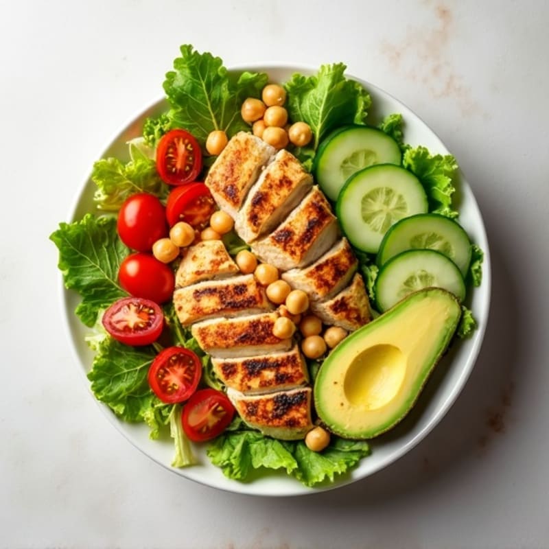 Crisp Avocado Salad Bowl