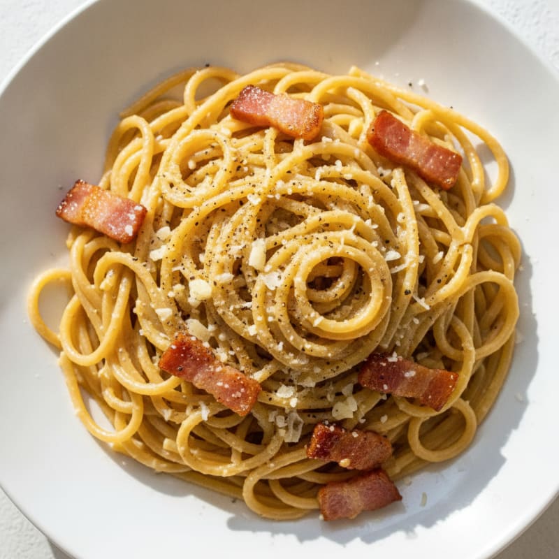 Classic Carbonara with Pancetta