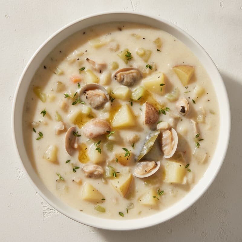 Hearty New England Clam Chowder