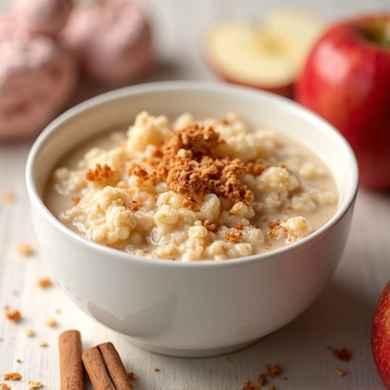 Creamy Apple Cinnamon Oatmeal
