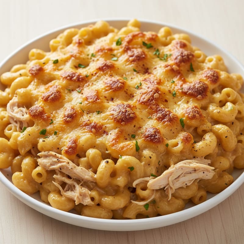 Creamy Golden Baked Macaroni and Cheese