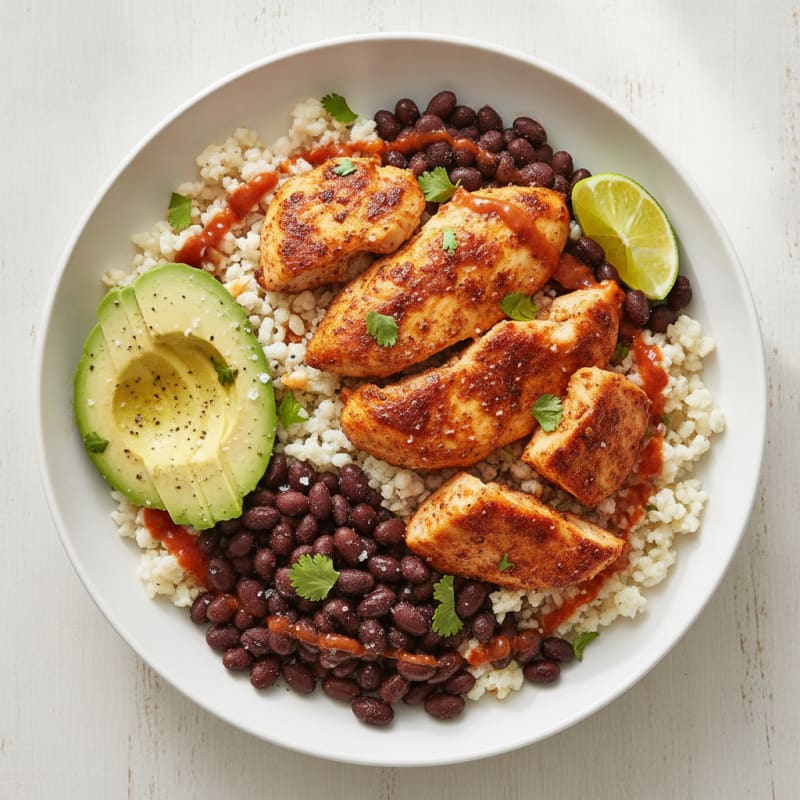 Chipotle Chicken and Black Bean Bowl