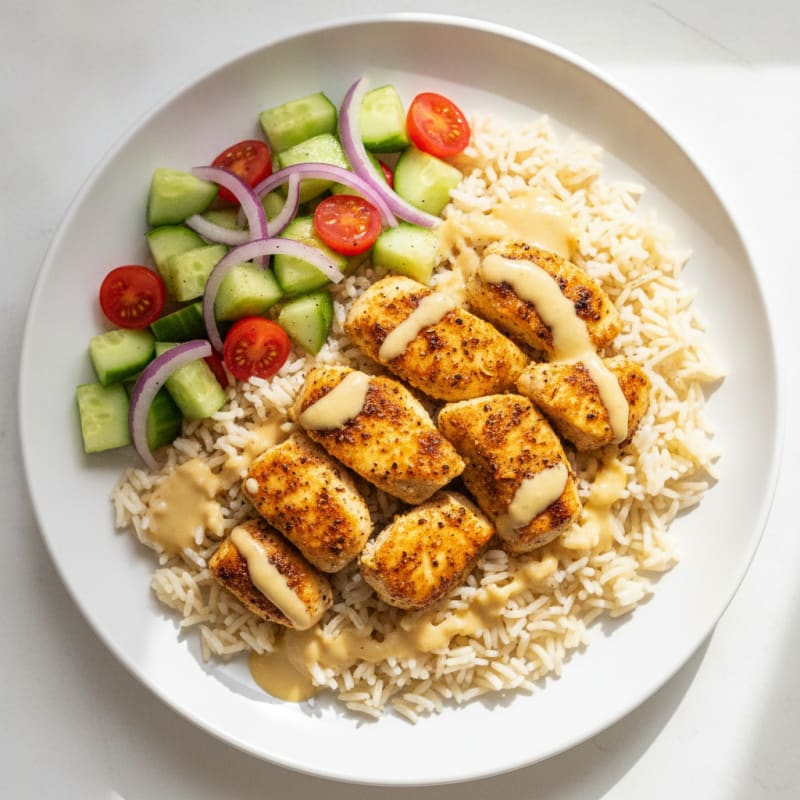 Chicken Shawarma Rice Bowl