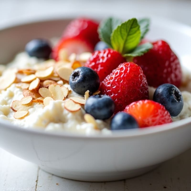 Creamy Protein-Packed Cottage Bowl with Fresh Berries
