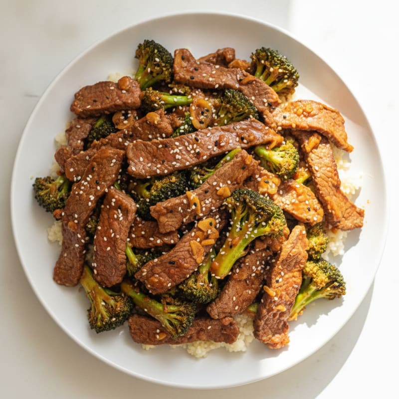 Sesame Beef and Broccoli Stir-Fry