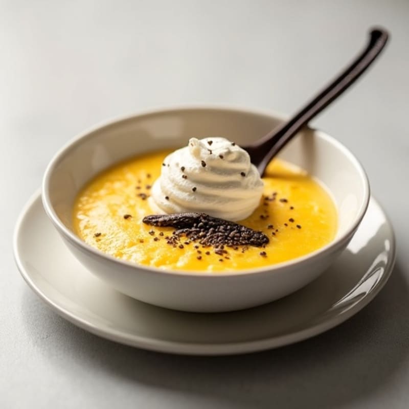 Protein-Packed Vanilla Bean Custard Bowl