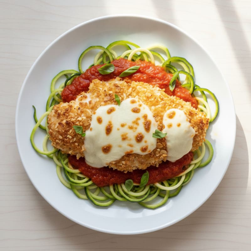 Crispy Chicken Parmesan with Marinara Sauce